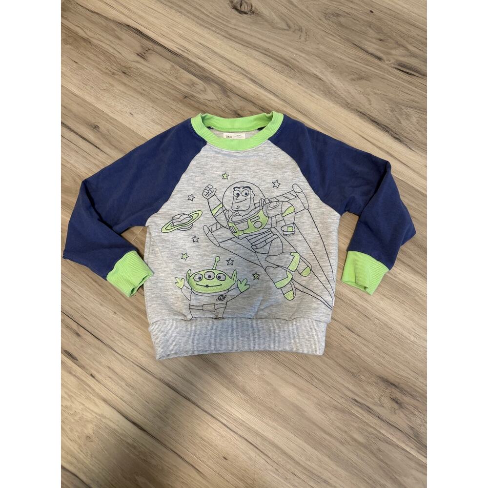 Disney Little Sleepies 4T Toy Story Buzz Lightyear Sweatshirt Play Collection